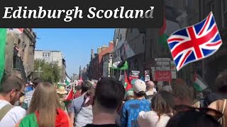 FREE FREE PALESTINIAN, TODAY BIG PROTEST IN EDINBURGH SCOTLAND 🇬🇧 18TH MAY 2024 by Des pardes Official  23 views 2 weeks ago 1 minute, 30 seconds