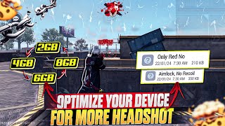 Optimize Your Device For More Headshot | 2gb,4gb,6gb,8gb Device Secret Only Red Settings 100% Work