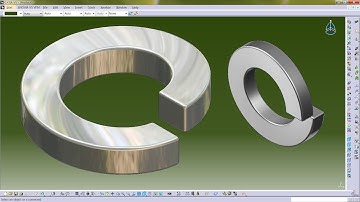 Spring Washer | Auto Design | CATIA Knowledge