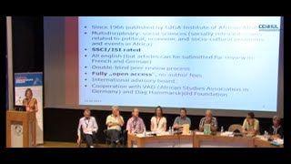 ECAS2013 - Round table: Writing in African Studies Journals: what, how, and where