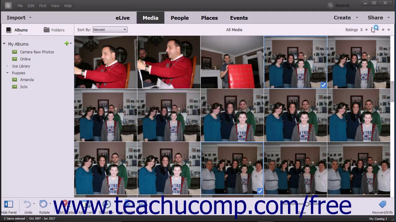 Photoshop Elements 15 Tutorial Sharing Your Creations Adobe Training ...