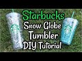 Starbucks Snow Globe DIY Tutorial