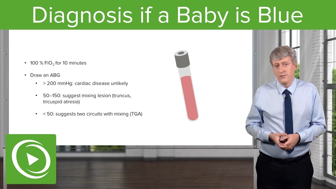 ⁣If a Baby is Blue: Diagnosis & Hyperoxia Test – Pediatric Cardiology | Lecturio