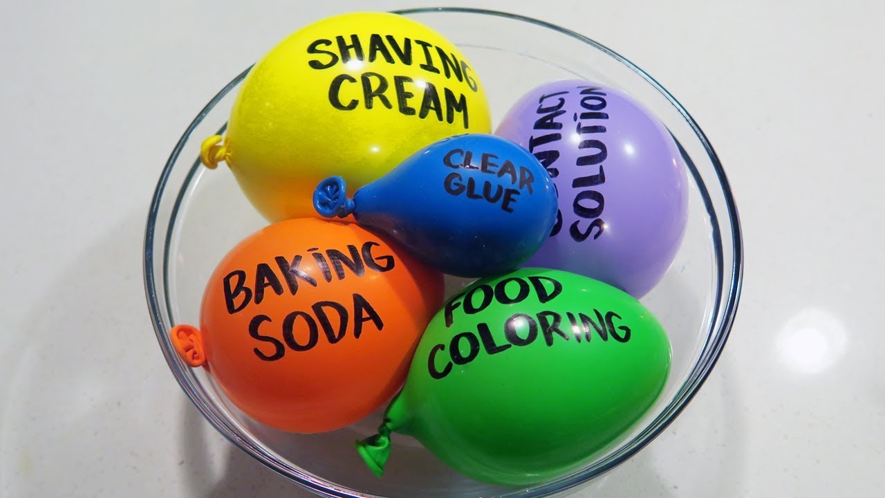 Ruckus ekstra sandsynligt Making Slime with Balloons Compilation! - YouTube