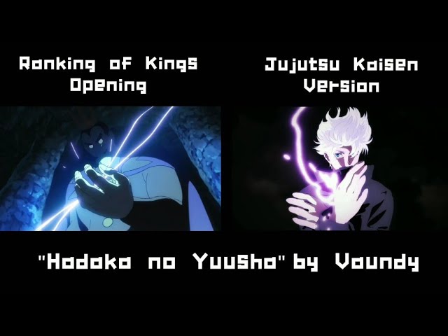 [ COMPARISON ] Jujutsu Kaisen / Ranking of Kings Opening Parody | Hadaka no Yuusha class=