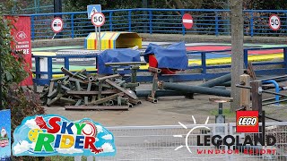 Sky Rider Demolition Update 16-12-24 - Legoland Windsor Resort