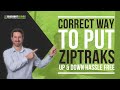 The correct way to put your Ziptrak® Blind up and down hassle free
