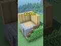 初心者でもサバイバルで簡単に作れるオシャレな家の作り方!!【マインクラフト】#shorts