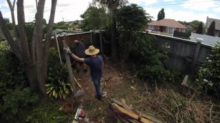 I helped a friend to remove a pergola from their property, and decided a timelapse would be the best way to show his wife. Battery 