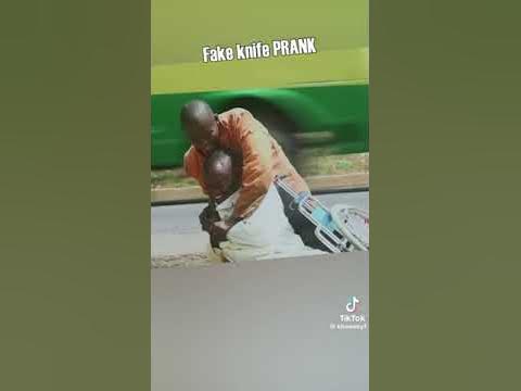 fake knife prank - YouTube