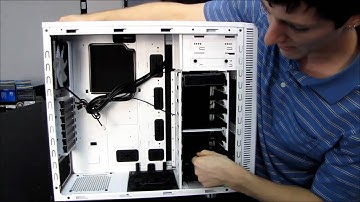 Fractal Design Define R3 Arctic White Silent Computer Case Unboxing & First Look Linus Tech Tips