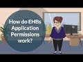 EHBs Application Access