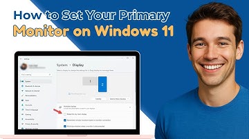 How to Set your Primary Monitor Windows 11 (2025)