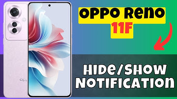 content Oppo Reno 11F Lock Screen Notifications Settings || Hide/Show Notification