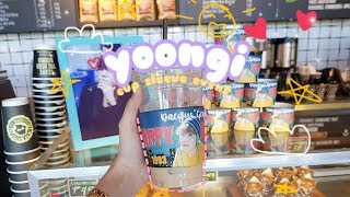 BTS Suga Cup Sleeve Event Vlog