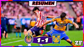✅ASI FUE EL EMPATE DE CHIVAS ANTE TIGRES LIGA MX 🏆 JORNADA 12 APERTURA 2026