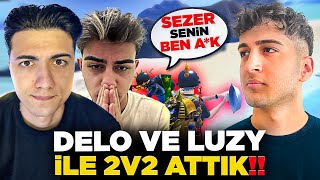 Delo Ve Luzy İle 2V2 Attik Yumruk Yi̇yi̇p Küfür Etti̇ler Pubg Mobile