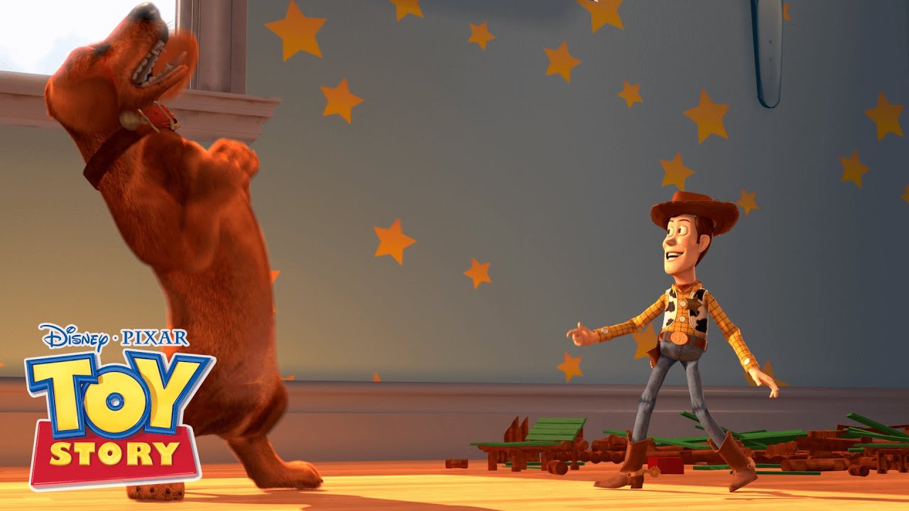 Woody Juega Al Escondite Con Buster Toy Story 2 Disney Junior Oficial Youtube