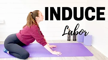 I WENT INTO LABOR AFTER DOING THIS! Pregnancy Yoga To Induce Labor | LEMon Yoga