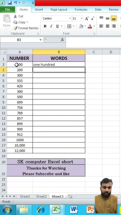 How to Convert Number into Words in Excel || #excel #shortsviral # ...