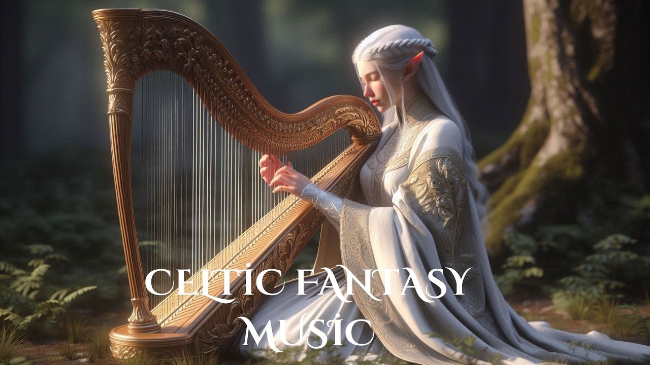 Ethereal Harp Solo for Inner Peace | Ancient Forest | Celestial Fantasy Music