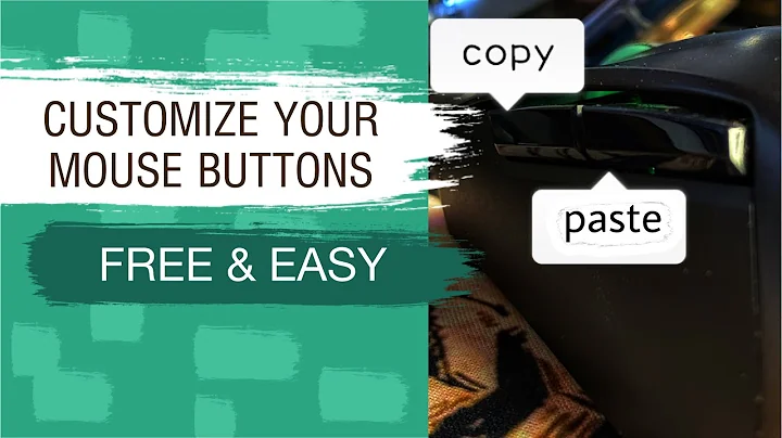 TECHNICHE: Copy and Paste without using your keyboard / How to customize mouse buttons