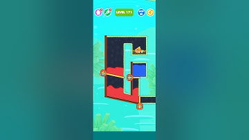 save the fish Level 171 - mobile game/fishdom