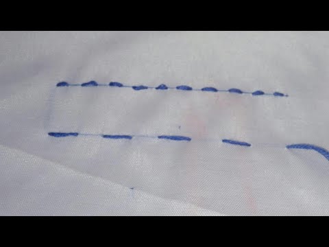 غرزة السراجة خياطة للمبتدئين