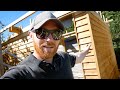 CLADDING THE NEW SHED | Wrap, batten and some great value Cedar!