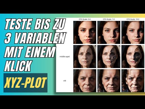 Stable Diffusion XYZ Plot Tutorial deutsch (Automatic1111)