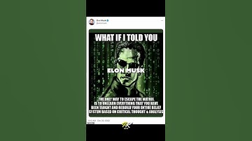 Elon Musk Helping Andrew Tate To Escape Matrix? #shorts