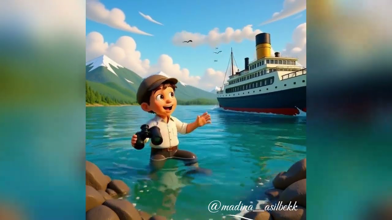 Ак кеме | Заманбап 3D интерпретация