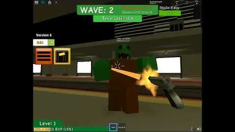 Play Roblox Zombie Attack -  part 1