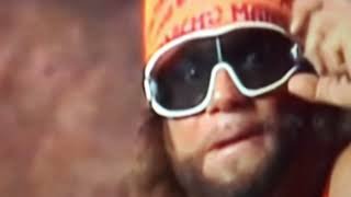 MACHO MAN RANDY SAVAGE...VERY UPSET..1980'S