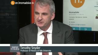 Hromadske International. The Sunday Show - Snyder: The conflict does have everything to do with Russian foreign policy