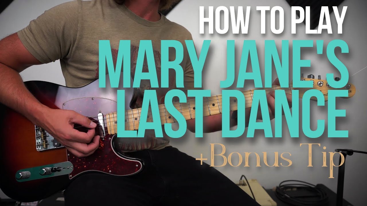 Mary Jane's Last Dance Rhythm Guitar Lesson + Bonus Tip YouTube