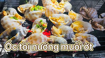 Ốc tỏi nướng muối ớt