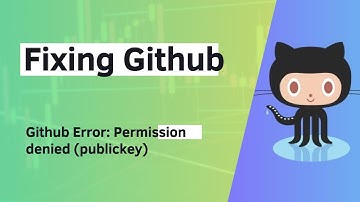 Fixing the Github Permission denied issue | Github SSH Key setup