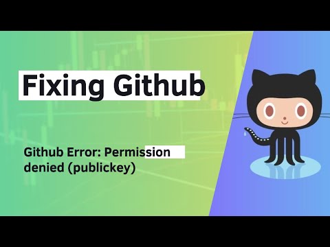 Fixing the Github Permission denied issue | Github SSH Key setup