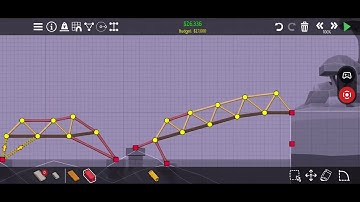 Poly Bridge 2 - 3-06 Rock Skipping [In Budget, No Breaks]