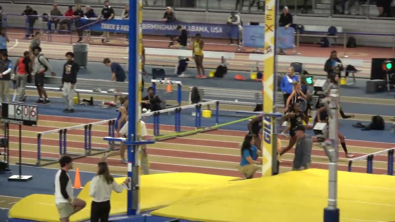 Girls 60 Meter Hurdles Heat 1 Ice Breaker Invitational 2 Indoor Track Meet 2026 Birmingham Crossplex