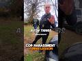 Cop gets checked by man who knows rights.