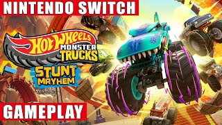 Hot Wheels Monster Trucks: Stunt Mayhem Nintendo Switch Gameplay screenshot 4