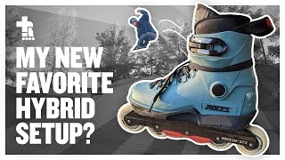 Rockin Frames 572 H-Blocks At The Skatepark Frist Look Aggressive Inline Skating