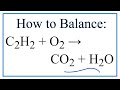 Balancing Combustion Reactions