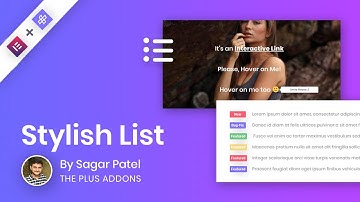 Tutorial : Setup stylish list widget with interactive settings in The Plus Addons for Elementor