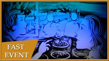 Vẽ Tranh Cát Nghệ Thuật Hội Nghị Khách Hàng Công Ty Miwon - 0932.995.932