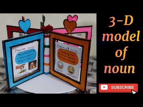 # English tlm ||3-D model || working 3-d model of noun 😍🤗 || English tlm for students . @sumanart