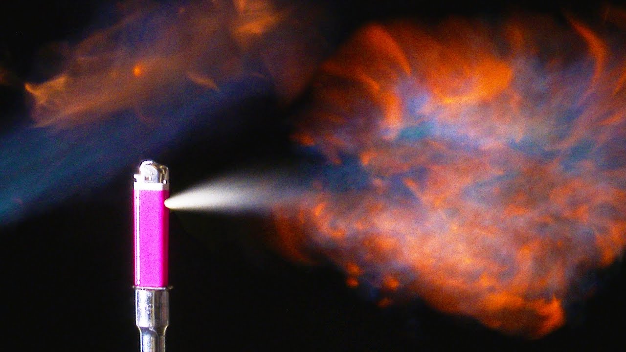 ⁣Lighter vs Gas Torch in 4K Slow Motion [ Warped Perception Outtakes ] WPX