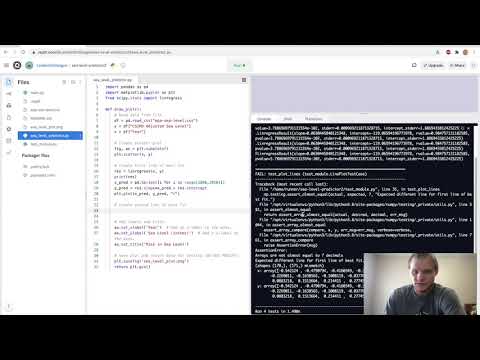 Sea Level Predictor | FreeCodeCamp